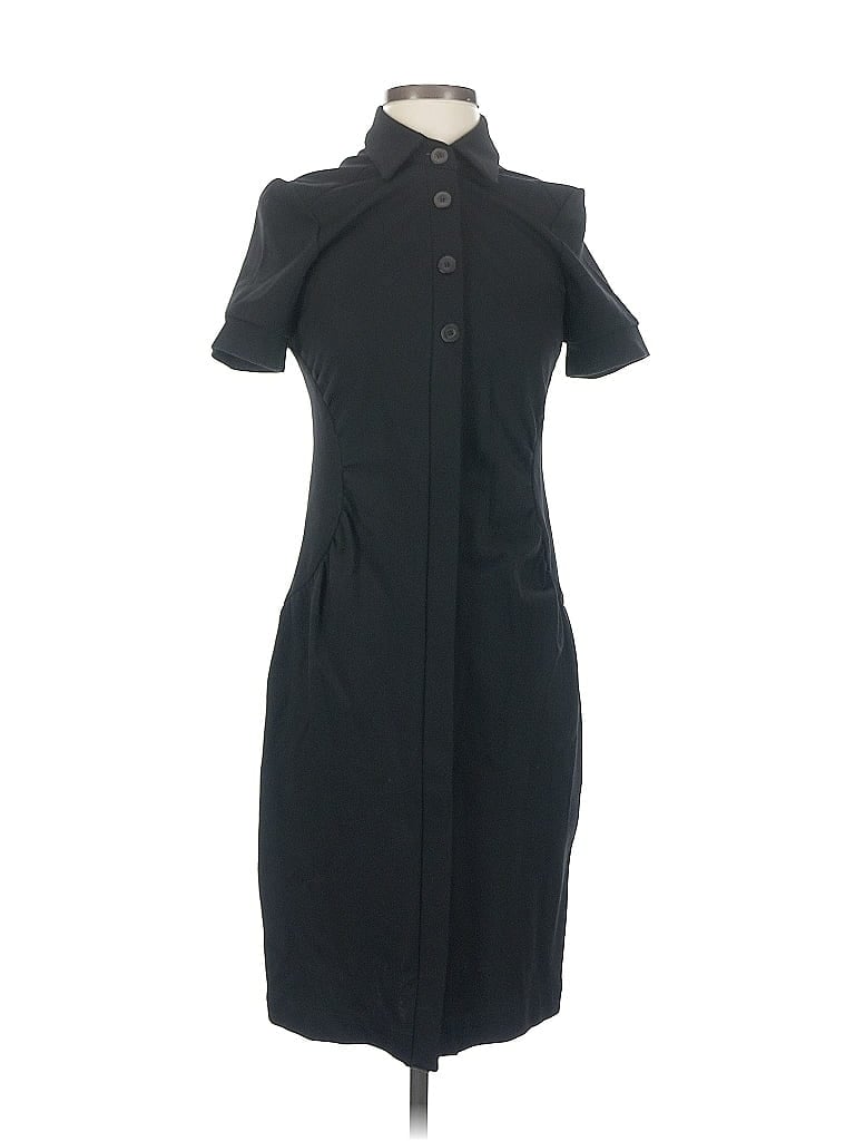 Pre-owned Peace Of Cloth Casual Dress In Black