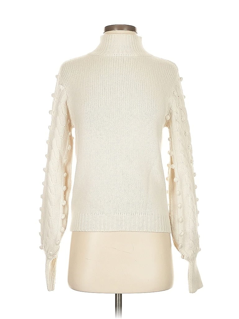 Pre-owned Autumn Cashmere Turtleneck Sweater In White