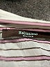 Belissimo 100% Polyester Stripes Ivory Pink Long Sleeve Blouse Size XL - photo 3