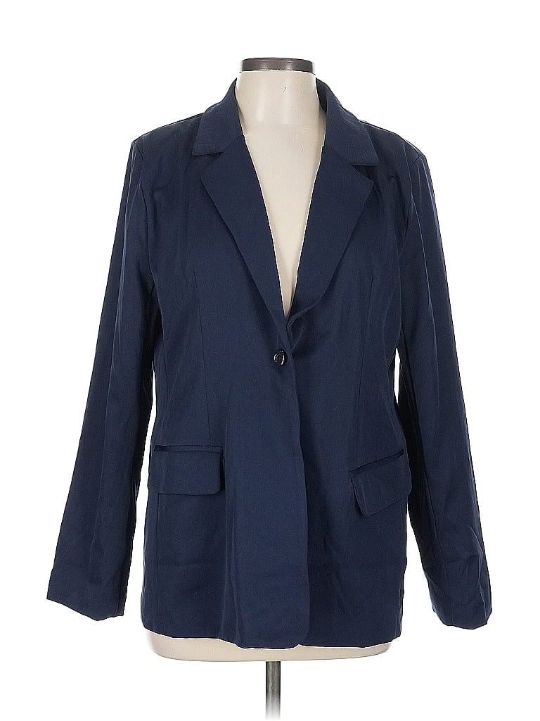 Pre-owned Unbranded Blazer Jacket In Blue