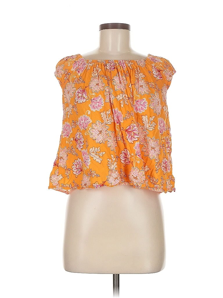 OLD NAVY Pre-owned Sleeveless Blouse In Orange