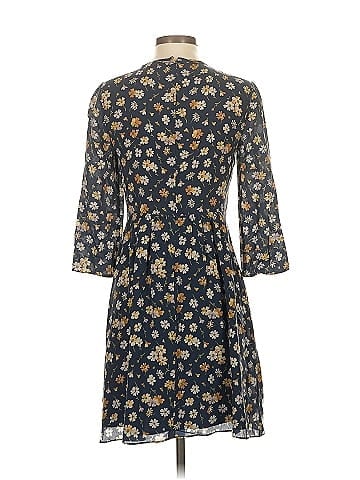 Madewell Floral Ruched Retro Dress (view 2)