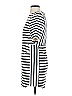 Topshop Stripes White Casual Dress Size 4 - photo 5