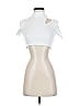 SOLADO 100% Polyester Ivory Short Sleeve Blouse Size S - photo 1