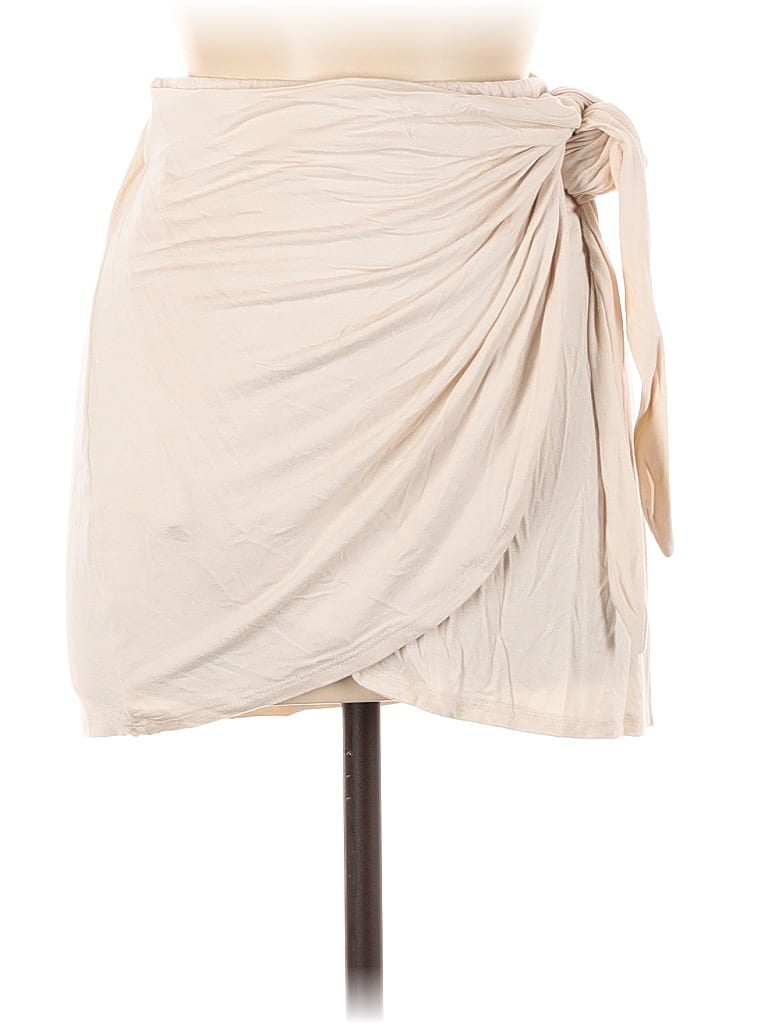 Pre-owned La Hearts Formal Skirt In White