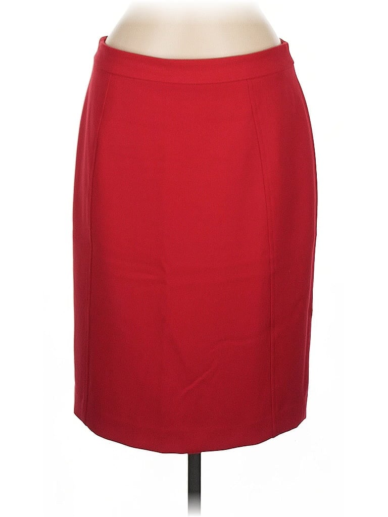 Pre-owned Halogen Formal Skirt In Red