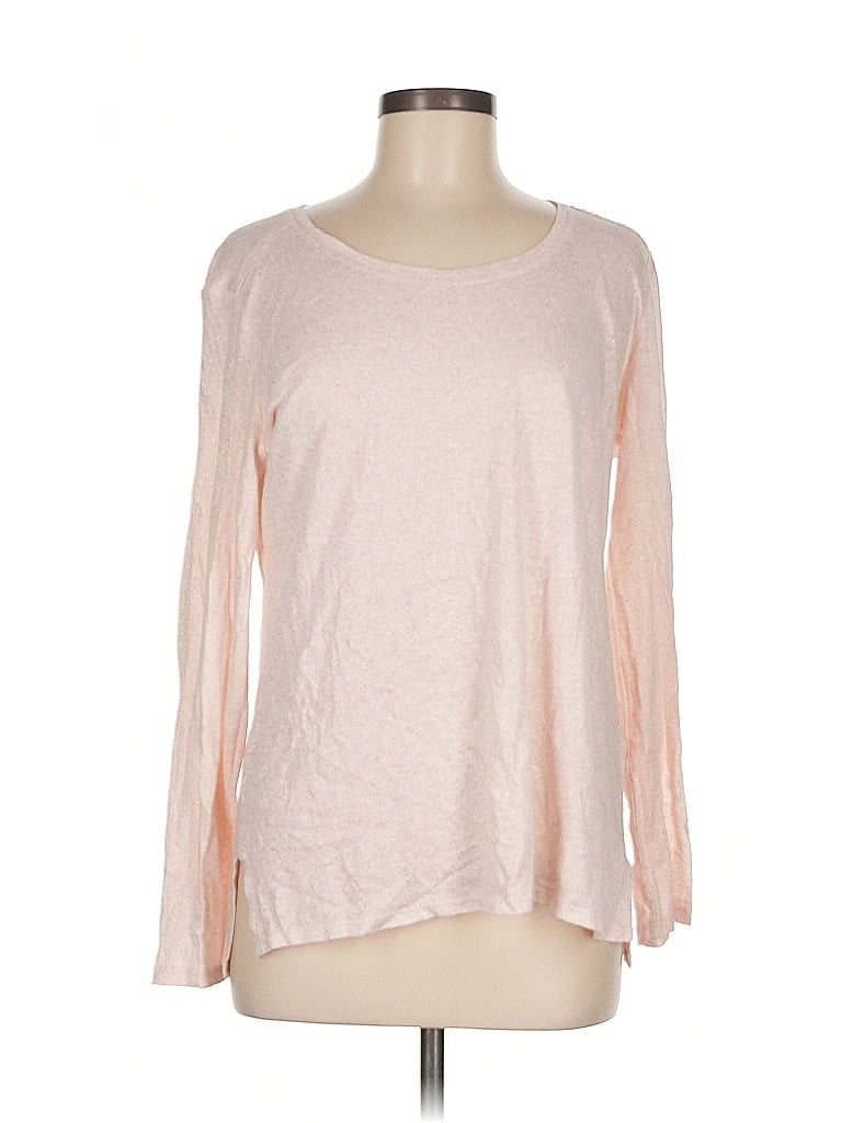 Click to view more detailed imagery on our partner's website Pre-owned Caslon Long Sleeve T-shirt In Pink