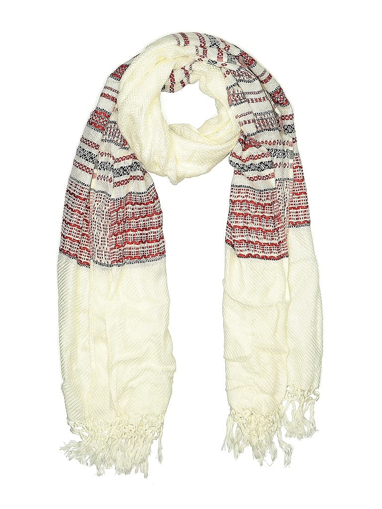 Pre-owned Unbranded Scarf In White