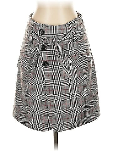 Marissa Webb Collective Grey Plaid Skirt (view 1)