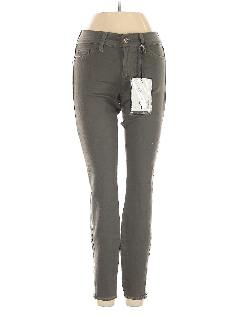 Pre-owned Pistola Jeggings In Green