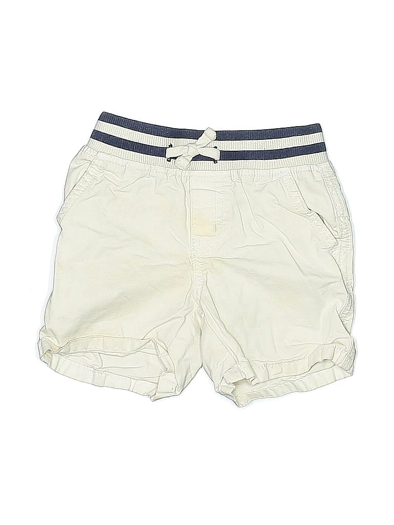 Pre-owned Gymboree Kids' Khaki Shorts In White