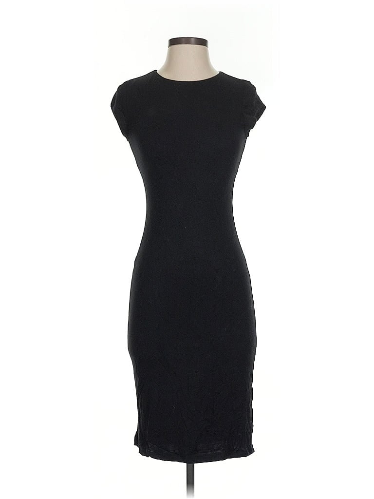Pre-owned Velvet Torch Cocktail Dress In Black