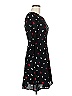 Honey 100% Polyester Hearts Black Casual Dress Size M - photo 4