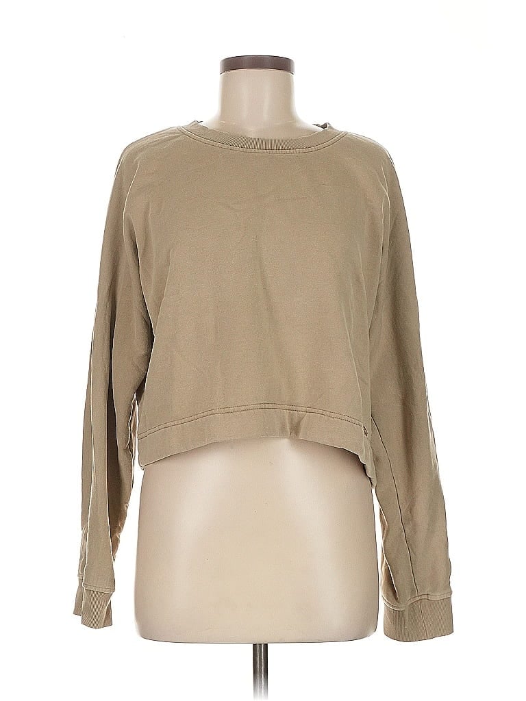 Pre-owned Assorted Brands Sweatshirt In Brown