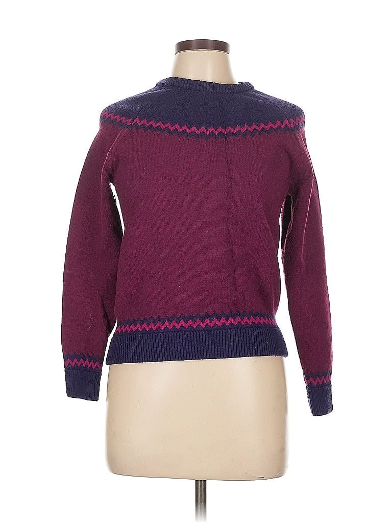 Pre-owned Summer And Sage Pullover Sweater In Purple