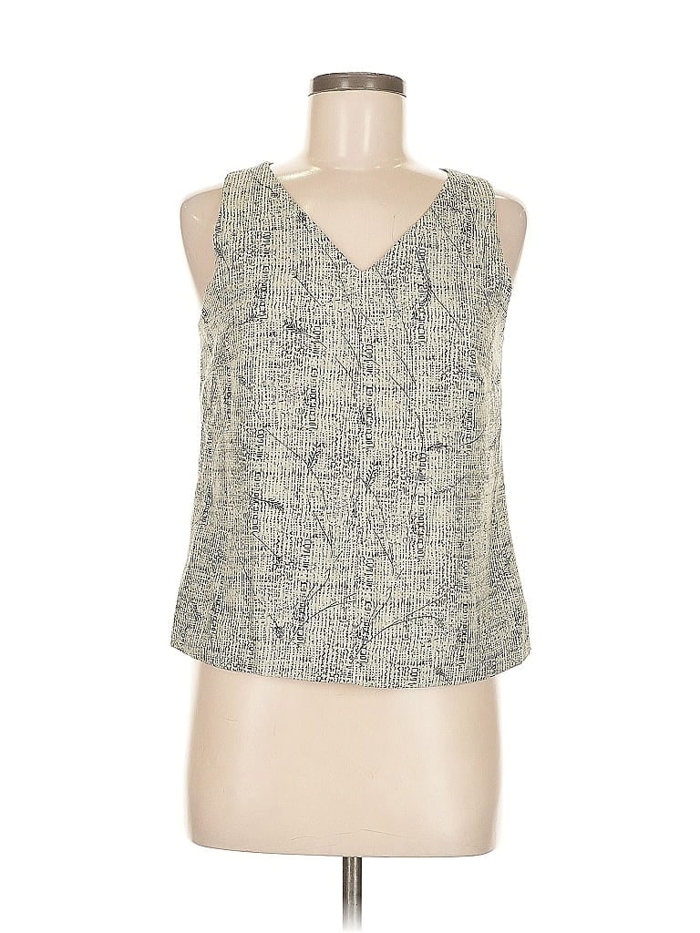 Pre-owned Harve Benard Sleeveless Blouse In Gray