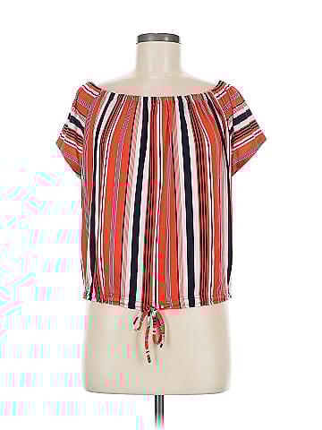 MELLODAY Short Sleeve Blouse (view 1)