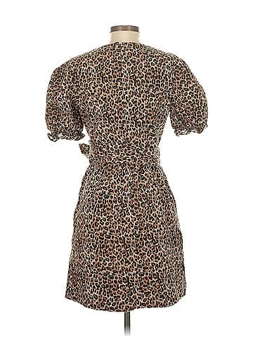 Marissa Webb Collective Brown Leopard Dress (view 2)
