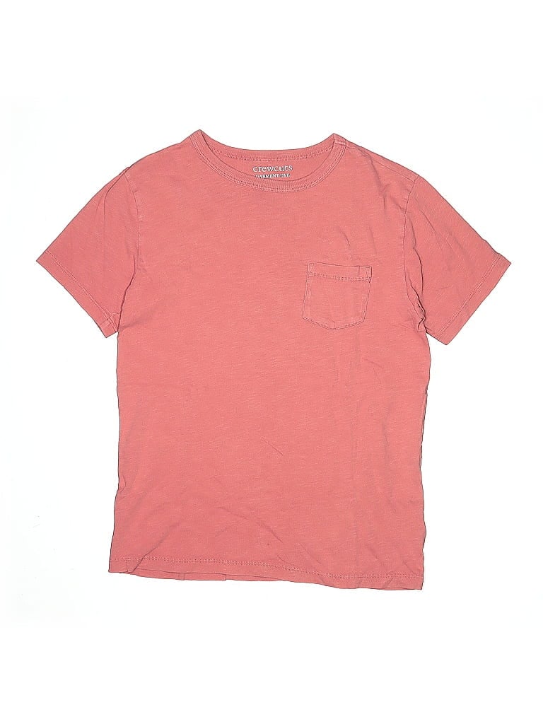 Pre-owned Crewcuts Kids' Short Sleeve T-shirt In Pink
