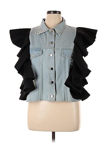 Fashion Nova Denim Vest (view 1)