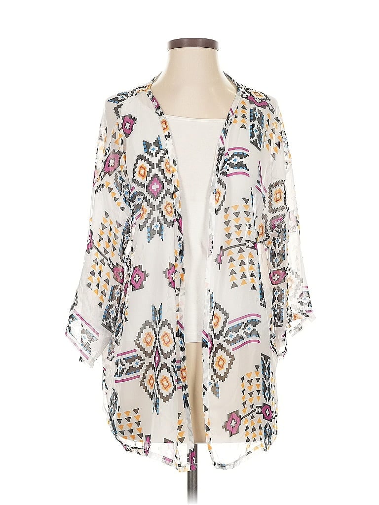 Pre-owned Unbranded Kimono In White