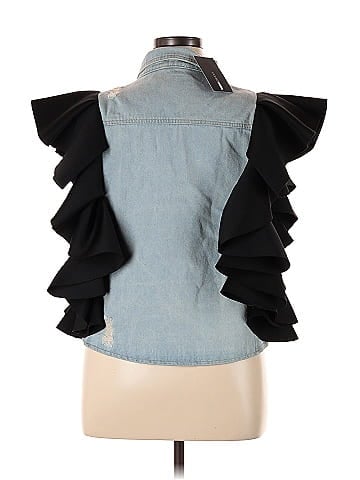 Fashion Nova Denim Vest (view 2)
