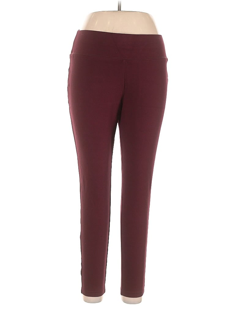 Pre-owned Inc International Concepts Active Pants In Burgundy