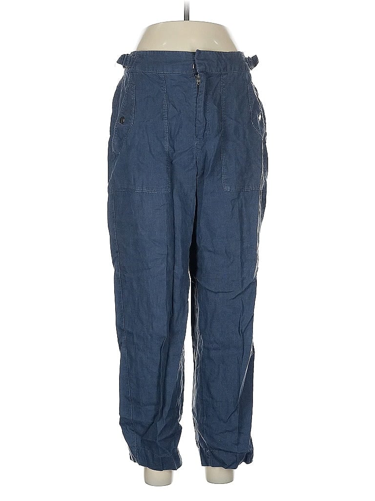 Click to view more detailed imagery on our partner's website Pre-owned Athleta Linen Pants In Blue