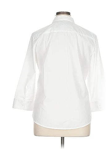 Foxcroft 3/4 Sleeve Button-Down Shirt (view 2)