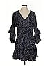 Dress Forum 100% Polyester Polka Dots Blue Casual Dress Size S - photo 1