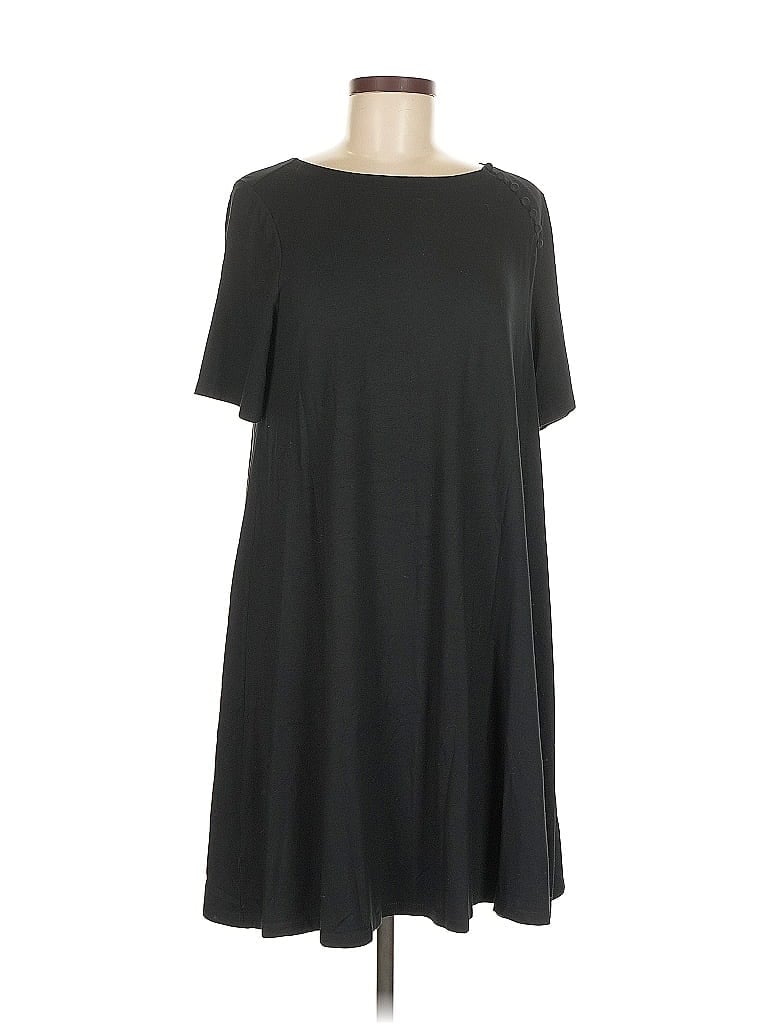 Pre-owned Ann Taylor Loft Casual Dress In Black
