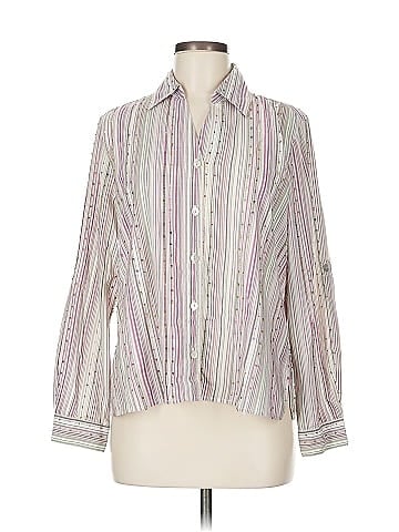 Alfred Dunner Long Sleeve Button-Down Shirt (view 1)