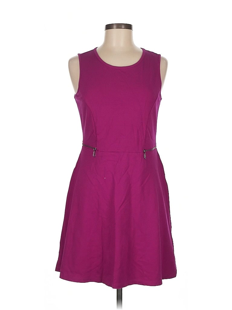 DESIGN 365 Pre-owned Casual Dress In Purple