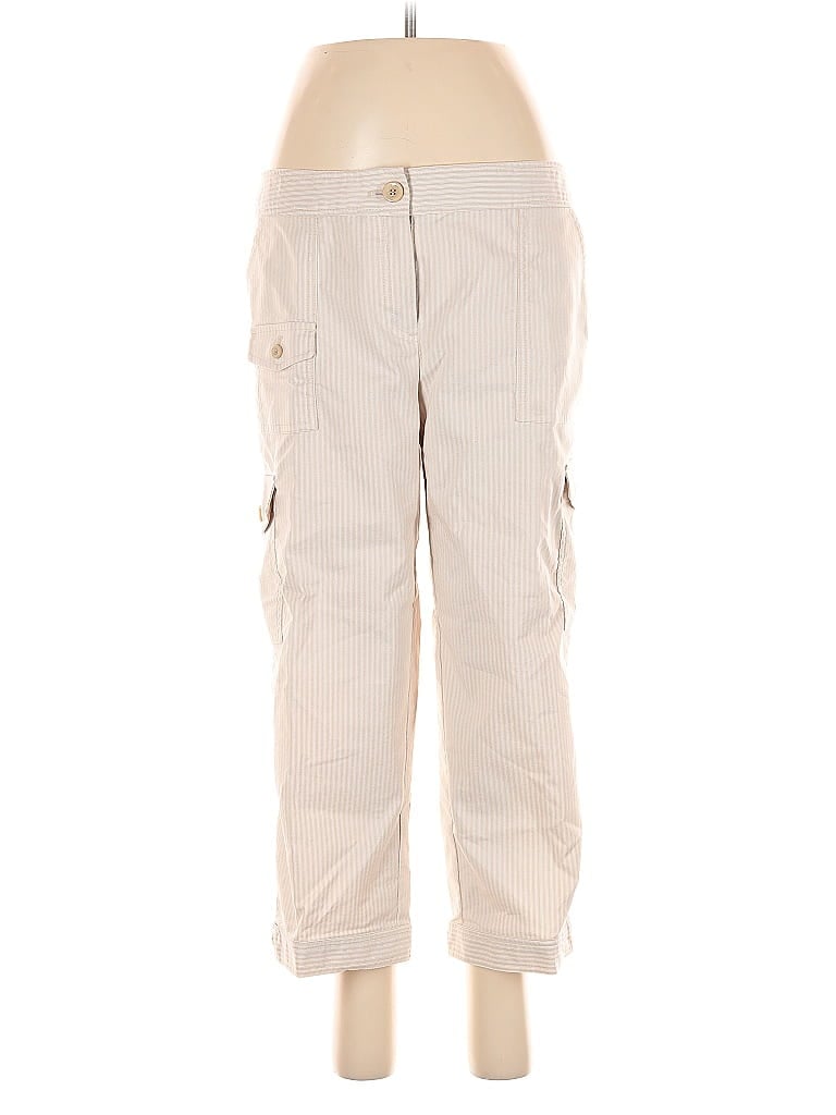 Pre-owned Izod Cargo Pants In White