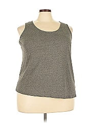 Woman Within Sleeveless T Shirt