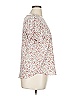 Ann Taylor LOFT 100% Polyester White Short Sleeve Blouse Size XL - photo 3