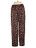 J.Crew 100% Polyester Animal Print Brown Tan Casual Pants Size 2 - photo 2