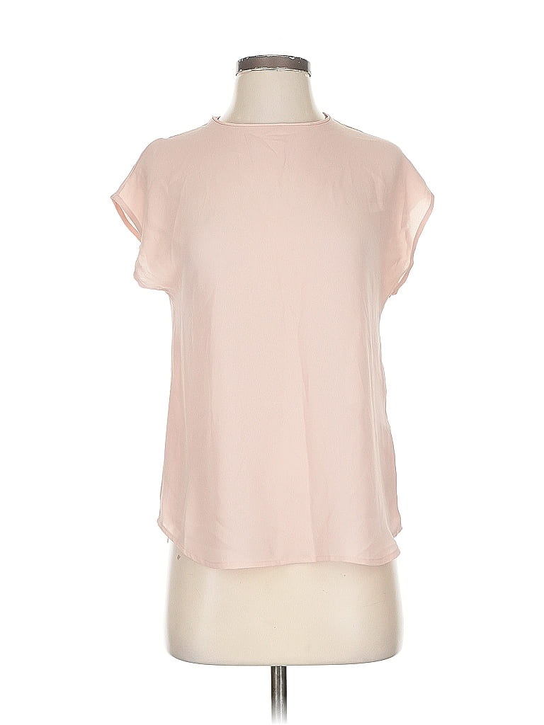 Pre-owned Banana Republic Short Sleeve Blouse In Pink