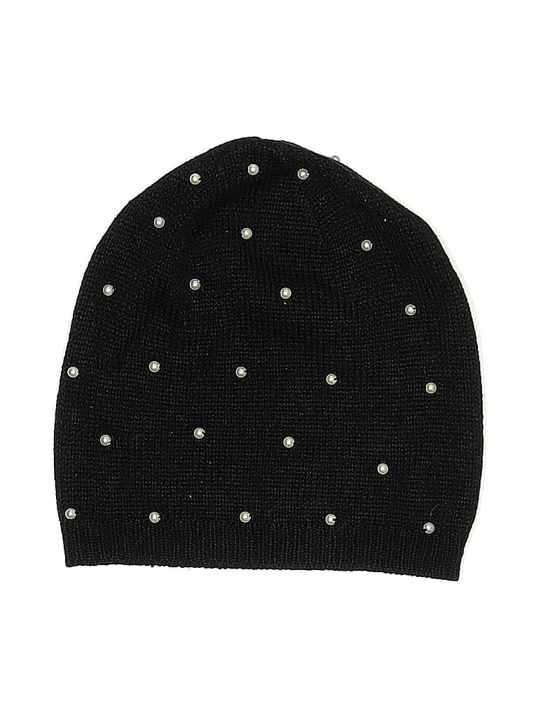 Pre-owned Apt. 9 Beanie Hat In Black