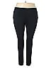 Rainbow Solid Black Active Pants Size 18 - 20 - photo 1