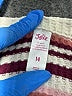 Justice Stripes Burgundy Dress Size 14 - photo 3