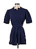 Hausen Solid Blue Romper Size S - photo 1
