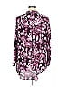 Belle By Kim Gravel Paisley Purple Long Sleeve Blouse Size 1X - photo 2