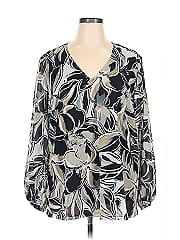Belle By Kim Gravel Long Sleeve Blouse