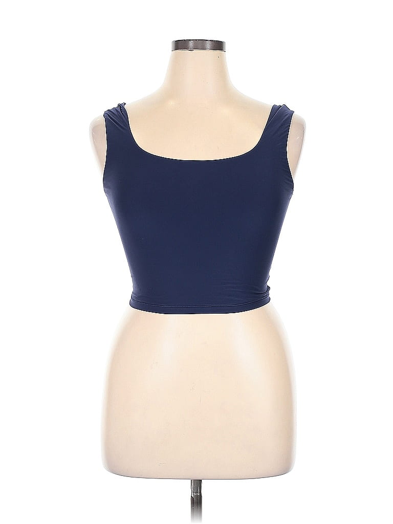 Pre-owned Aerie Tank Top Blue Strapless Neckline Tops
