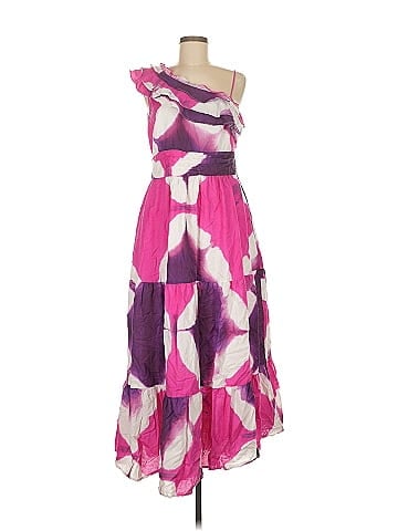 Busayo Collective Tie Dye One Shoulder Dress (view 1)