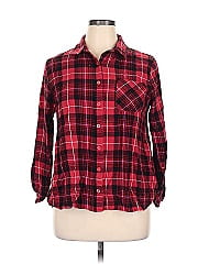 Isaac Mizrahi Live! Long Sleeve Button Down Shirt