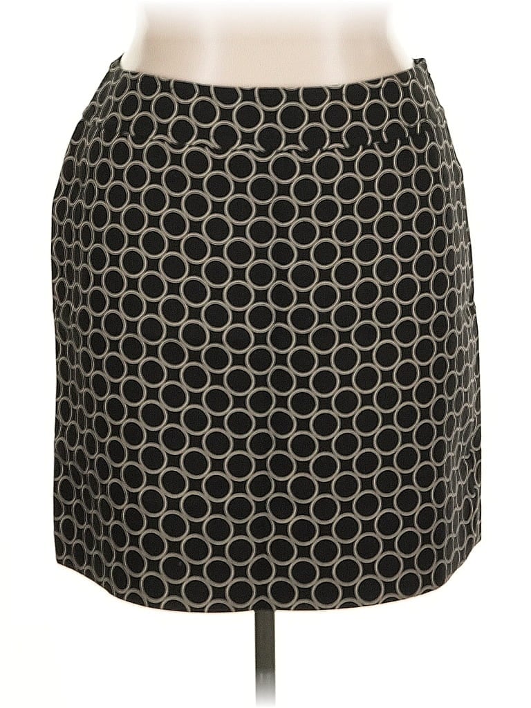 Pre-owned Ann Taylor Loft Wool Skirt In Black