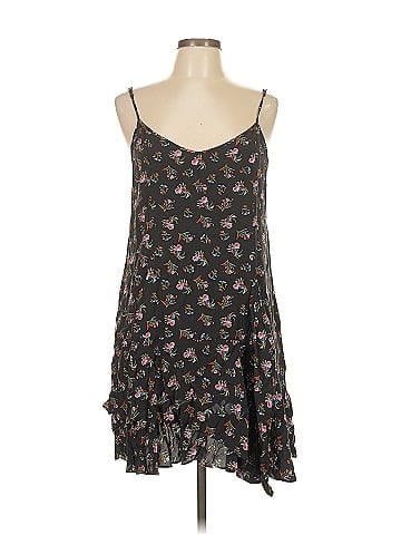 Thakoon Collective Black Watercolor Floral Dress (view 1)