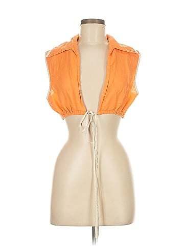 Matthew Bruch Tie Waist Crop Top (view 1)